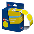 Avery Label Dispenser DMC24Y Yellow Round 24mm 500 Pack